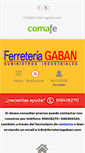 Mobile Screenshot of ferreteriagaban.com